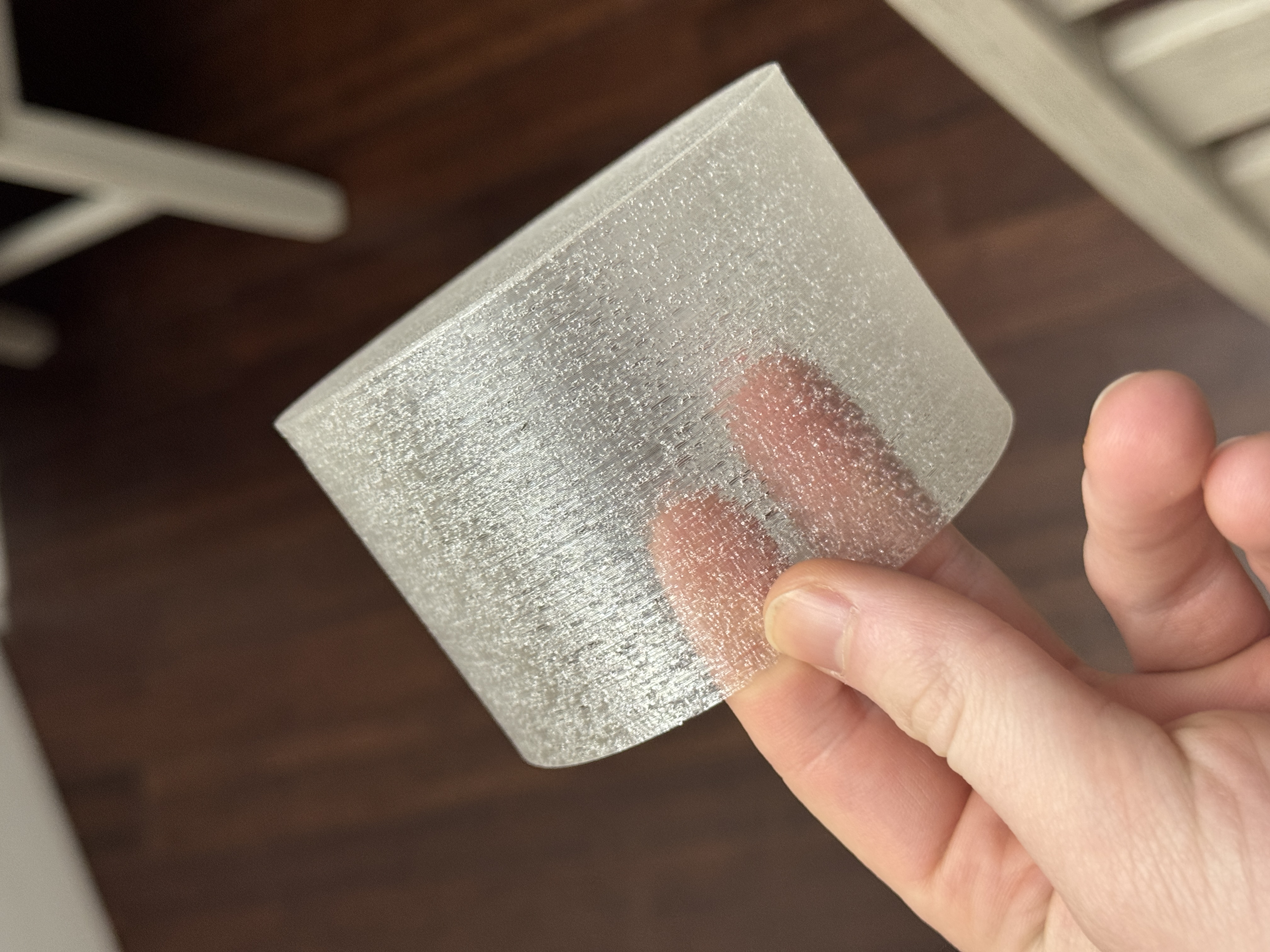 Moist PETG print test.